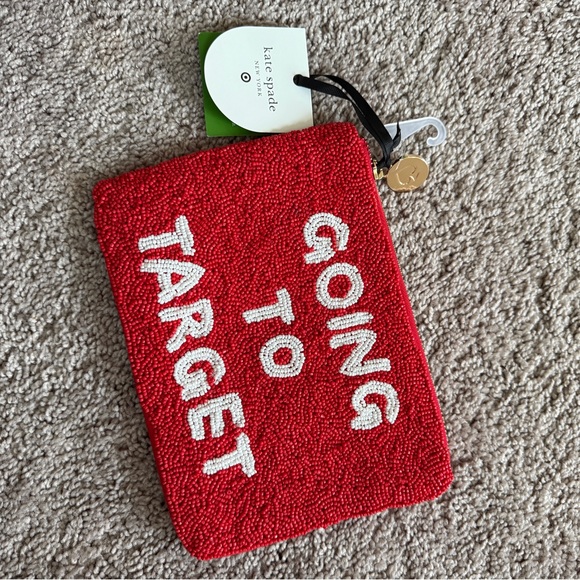 Kate Spade Red Zip Wallet - Picture 4 of 4